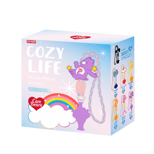 Pop Mart Care Bears Cozy Life Series-Acrylic Phone Lanyard Blind Box