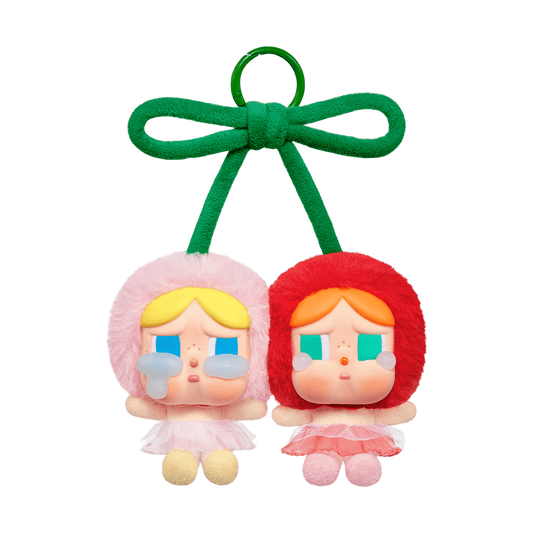 Pop Mart CryBaby Crying For Love Series (Love You Cherry Much) Vinyl Plush Hanging Card