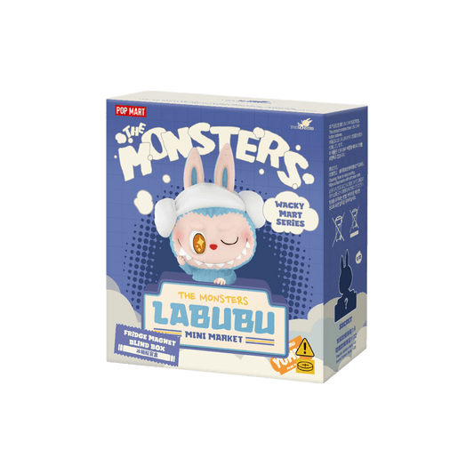 Pop Mart Labubu The Monsters Wacky Mart Series Fridge Magnet Sealed Case (6 Blind Box)
