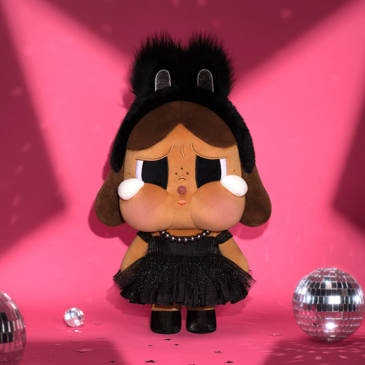 Pop Mart CRYBABY SHINY SHINY Series Plush Doll Black