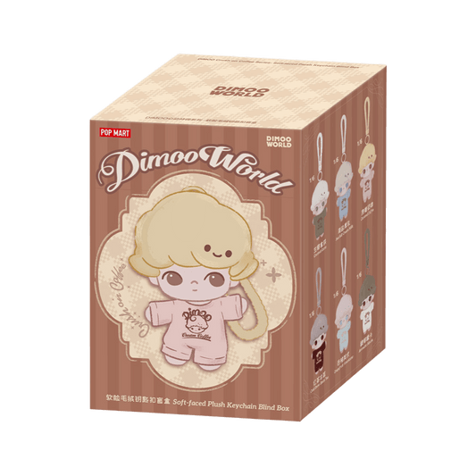 Pop Mart DIMOO Crush on Coffee Series Plush Keychain Sealed Case