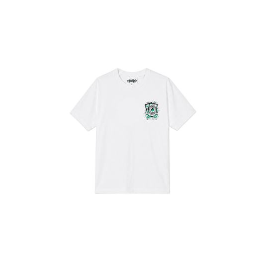 NewKing Green Ace White Tee