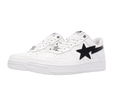 A Bathing Ape Bape Sta #2 White Patent