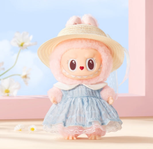 Pop Mart Labubu The Blue Diamon Summer Party Vinyl Plush Doll Pendant