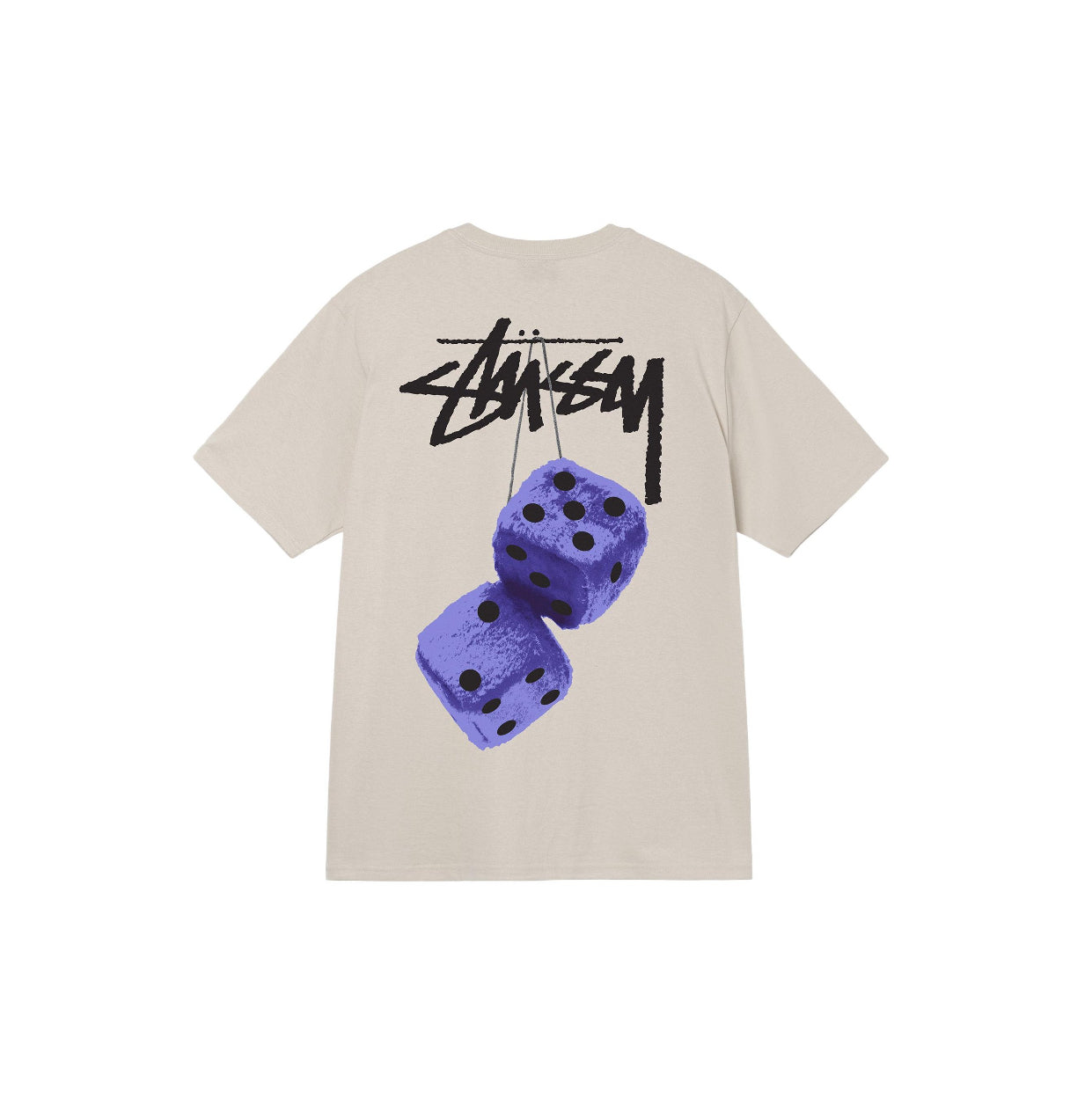Stussy Fuzzy Dice Tee Smoke