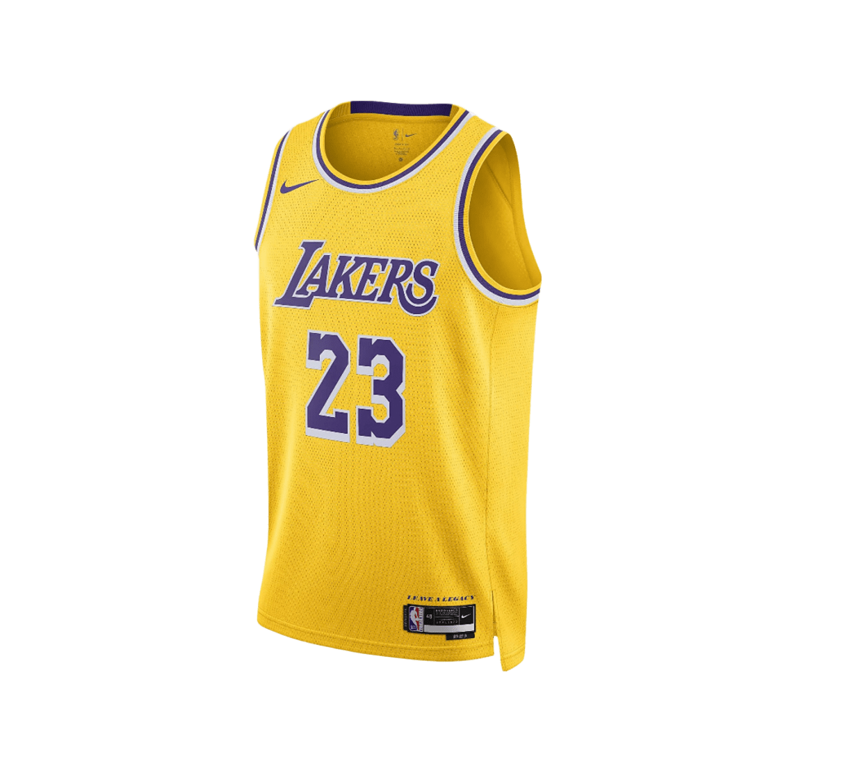 Nike LeBron James Icon Swingman Jersey Yellow