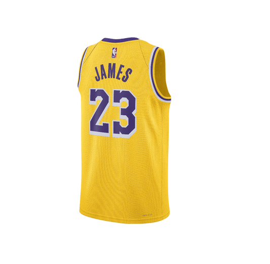 Nike LeBron James Icon Swingman Jersey Yellow
