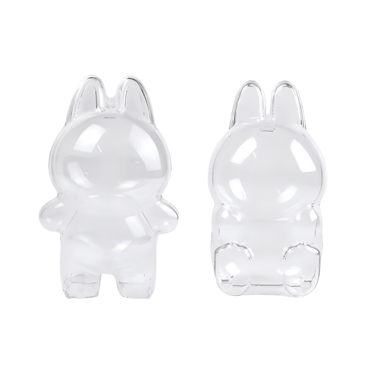 Labubu Doll Transparent Protective Cover Macarons & Have a seat & Coca Cola