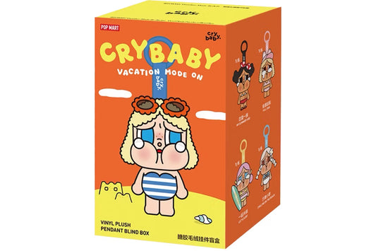 Pop Mart Crybaby Vacation Mode On Series Vinyl Plush Pendant Sealed Case