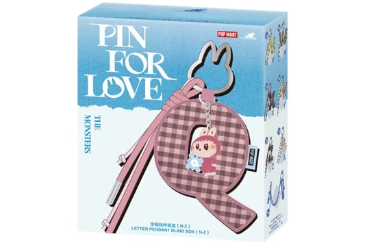 Pop Mart Labubu The Monsters Pin for Love Series Letter Pendant (N-Z) Sealed Case