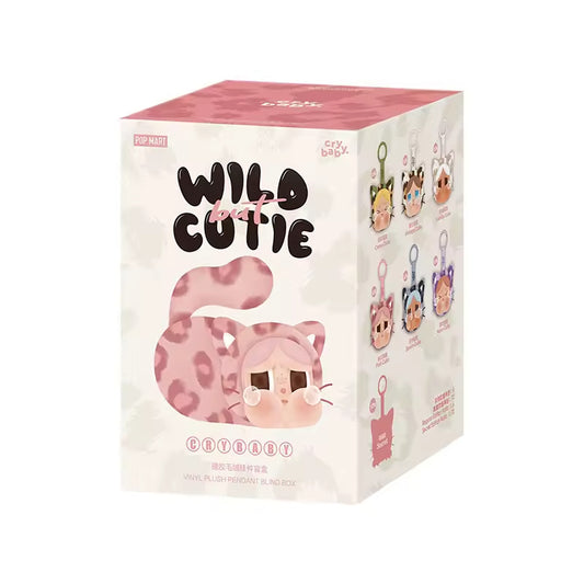 Pop Mart CRYBABY Wild but Cutie Series Vinyl Plush Pendant Sealed Case (6 Blind Box)