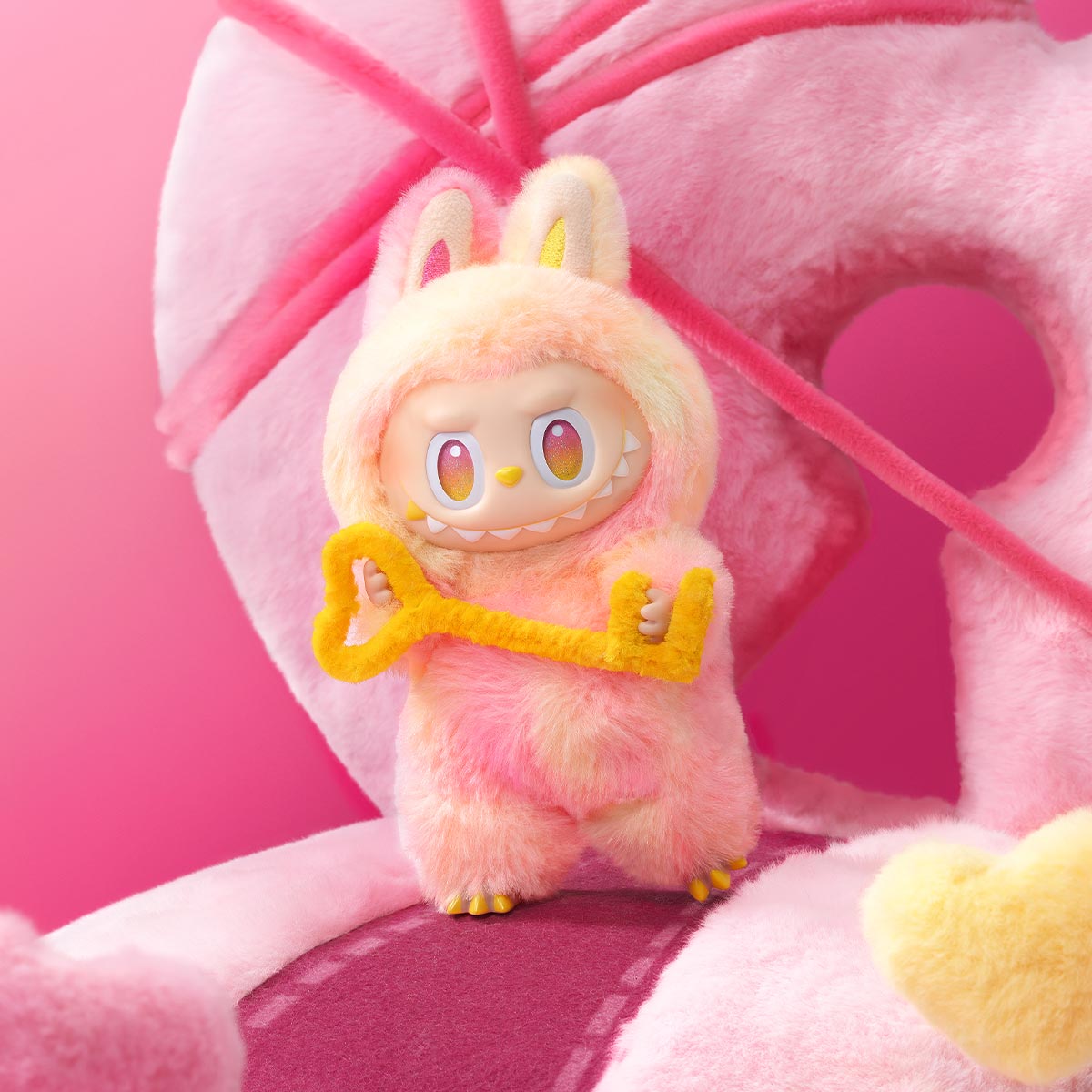 Pop Mart Labubu The Monsters Big into Energy Series Loyalty Vinyl Plush Pendant