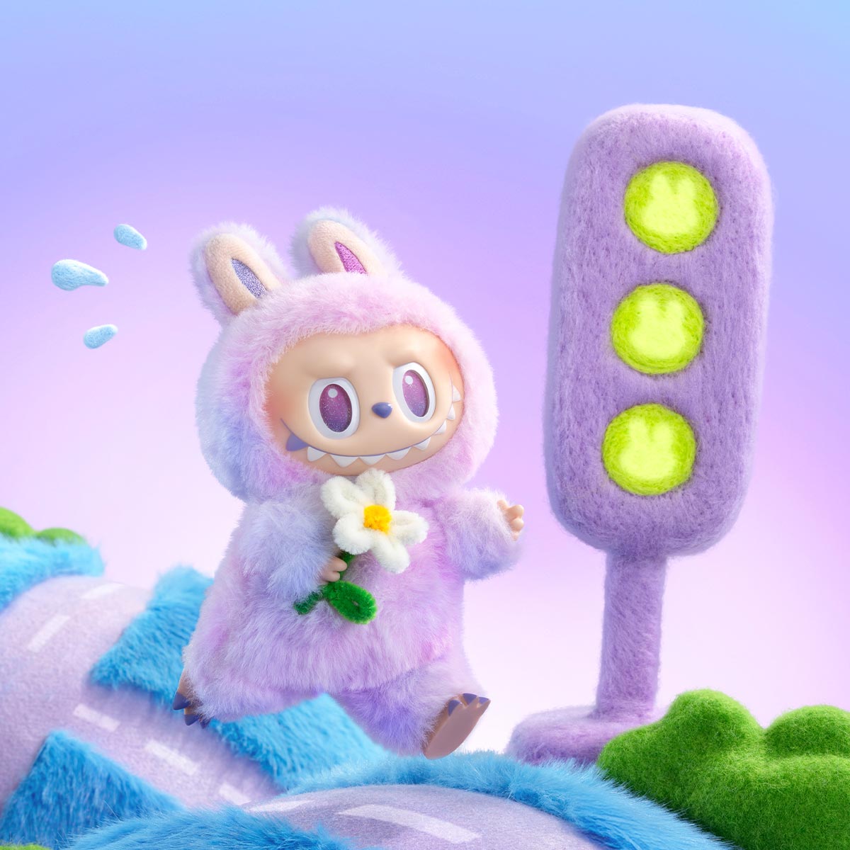 Pop Mart Labubu The Monsters Big into Energy Series Luck Vinyl Plush Pendant