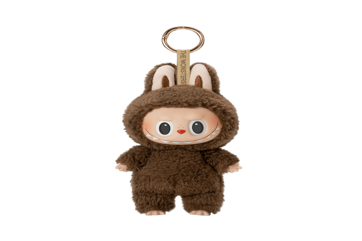 Pop Mart Labubu The Monsters Tasty Macarons Chestnut Cocoa Vinyl Plush Pendant