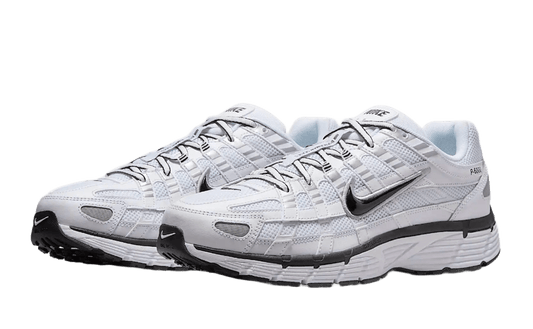 Nike P-6000 White Metallic Silver Black