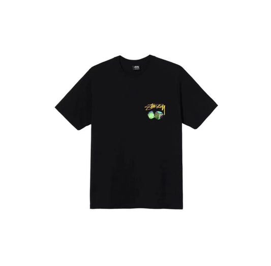 Stussy Iridescent Dice Tee Black