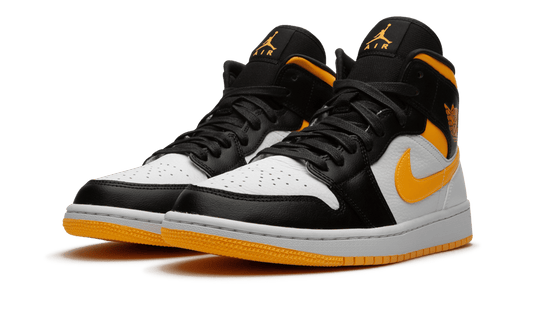 Air Jordan 1 Mid Laser Orange Black (Women's)