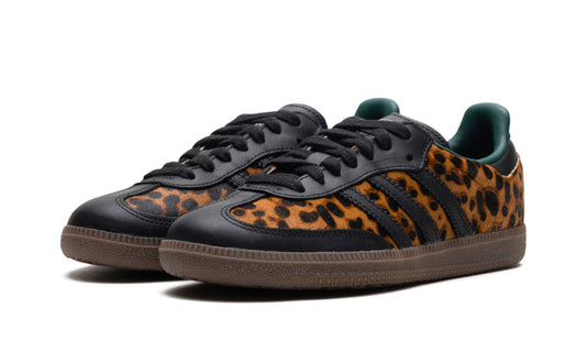 Adidas Samba OG Black Green Leopard