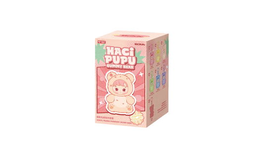 Pop Mart HACIPUPU Gummy Bear Series Vinyl Plush Pendant Sealed Case (6 Blind Box)