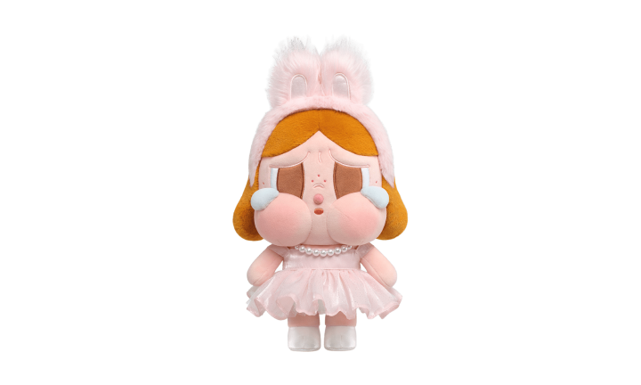 Pop Mart CRYBABY SHINY SHINY Series Plush Doll Pink