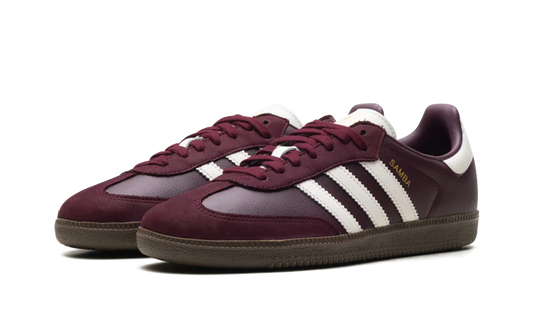 Adidas Samba OG Maroon Off White Gum (Women's)