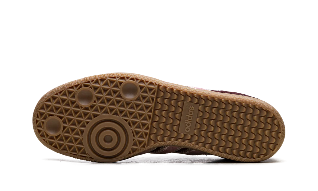 Adidas Samba OG Maroon Sand Strata Pony (Women's)