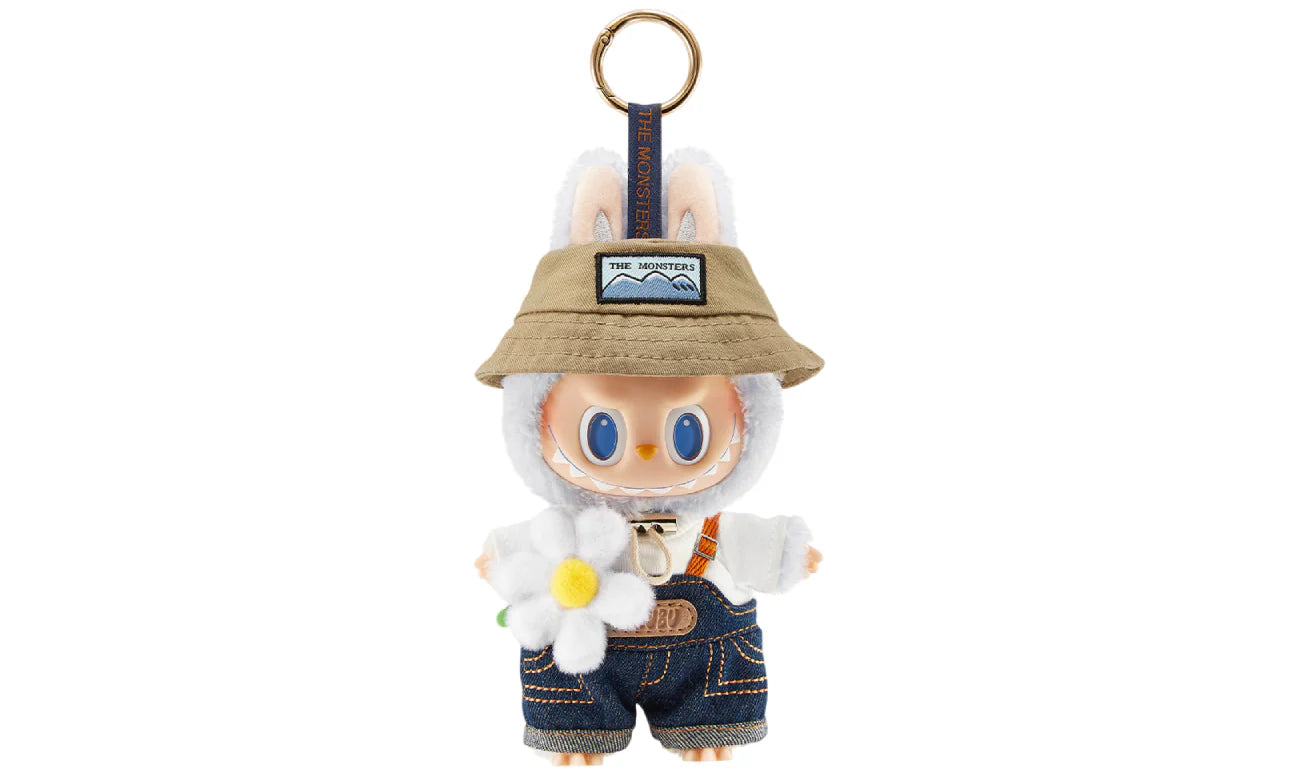 Pop Mart Labubu The Monsters Fall In Wild Vinyl Plush Doll Pendant Keychain