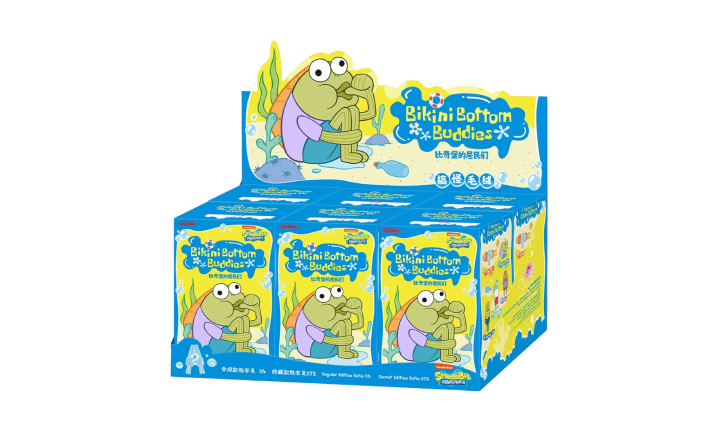 Pop Mart x Bikini Bottom Buddies Plush Sealed Case (6 Blind Box Pop Mart x Bikini Bottom Buddies Plush Sealed Case (6 Blind Box
