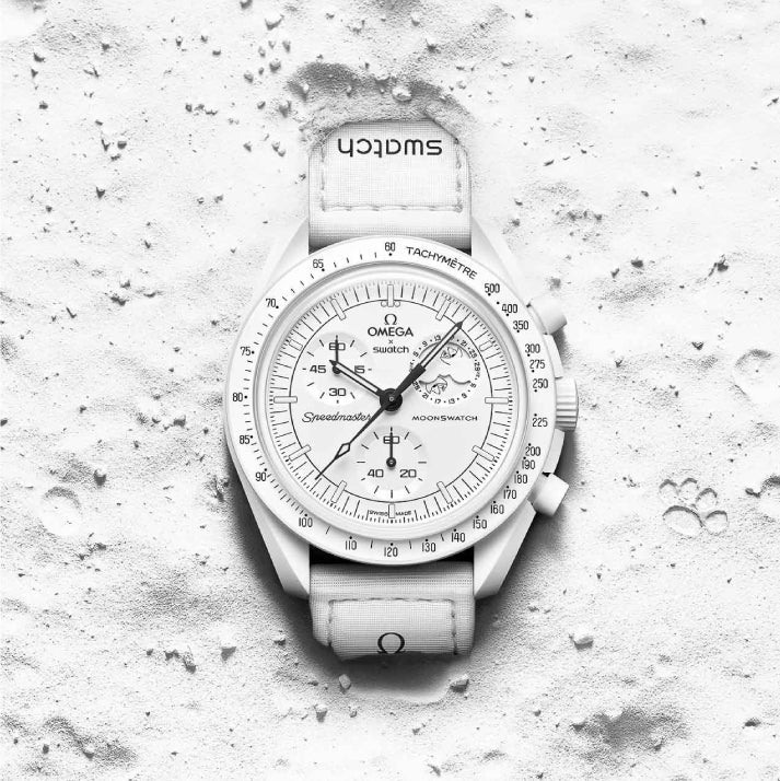 Swatch x Omega Bioceramic Moonswatch Mission To Moonphase Snoopy