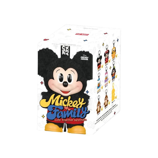 Pop Mart Disney Mickey Family Together Series Plush Keychain Sealed Case (8 Blind Box)