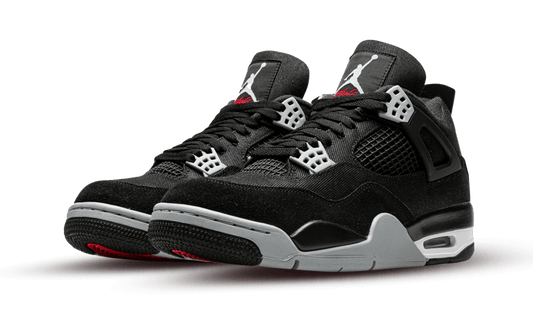 Air Jordan 4 Retro SE Black Canvas