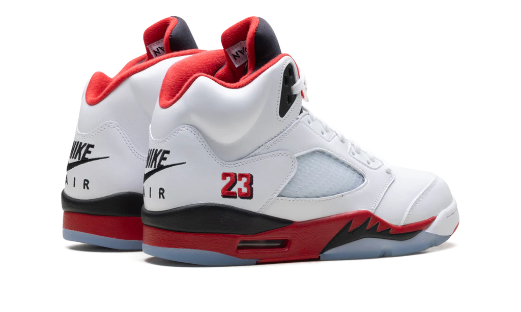 Air Jordan 5 Retro Fire Red Black Tongue (2025)