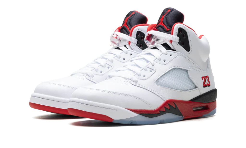 Air Jordan 5 Retro Fire Red Black Tongue (2025)