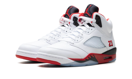 Air Jordan 5 Retro Fire Red Black Tongue (2025)