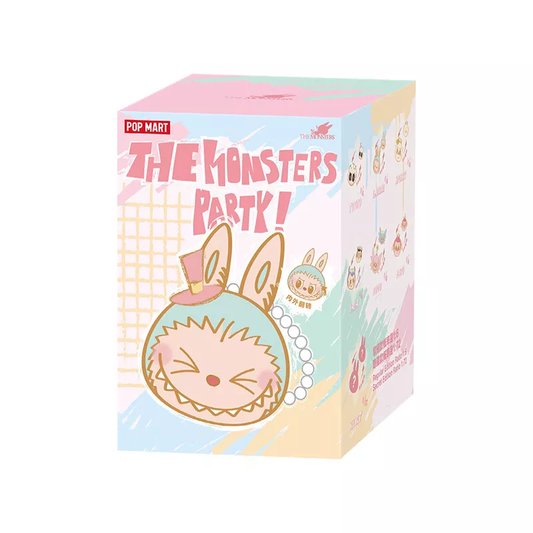 Pop Mart Labubu The Monsters Party Series Reversible Plush Doll Sealed Case (6 Blind Box)
