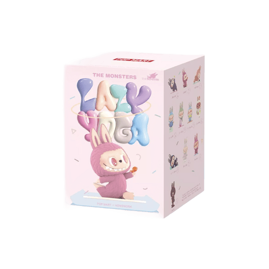 Pop Mart Labubu The Monsters Lazy Yoga Series Figures Sealed Case (10 Blind Boxes)