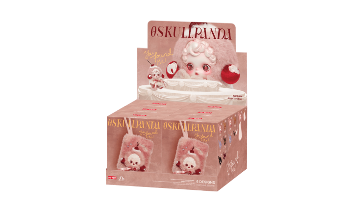 Pop Mart SKULLPANDA You Found Me! Series Plush Mini Bag Sealed Case (6 Blind Boxes)
