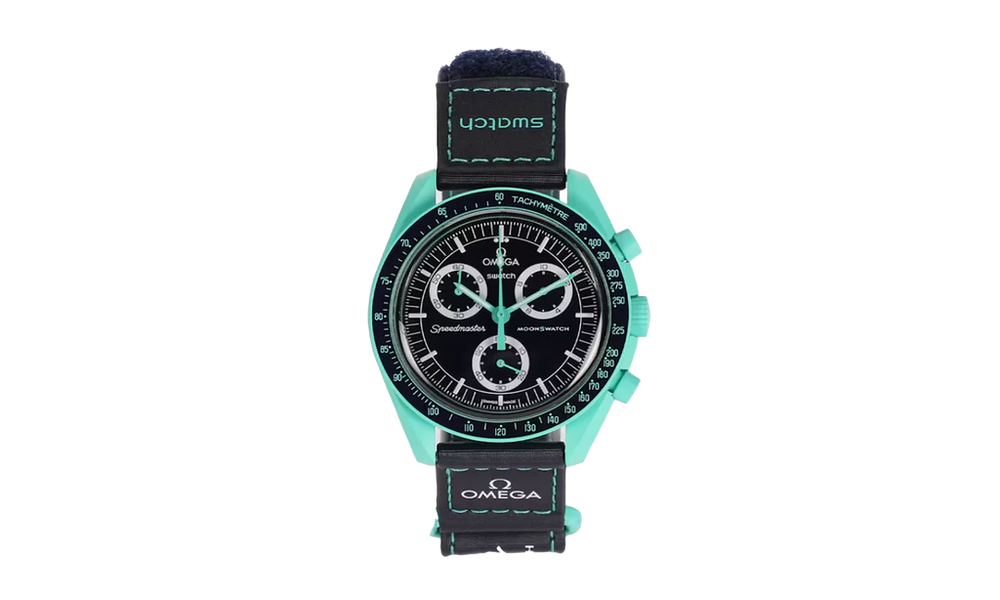 Swatch x Omega Bioceramic Moonswatch Mission On Earth Polar Lights SO33L103