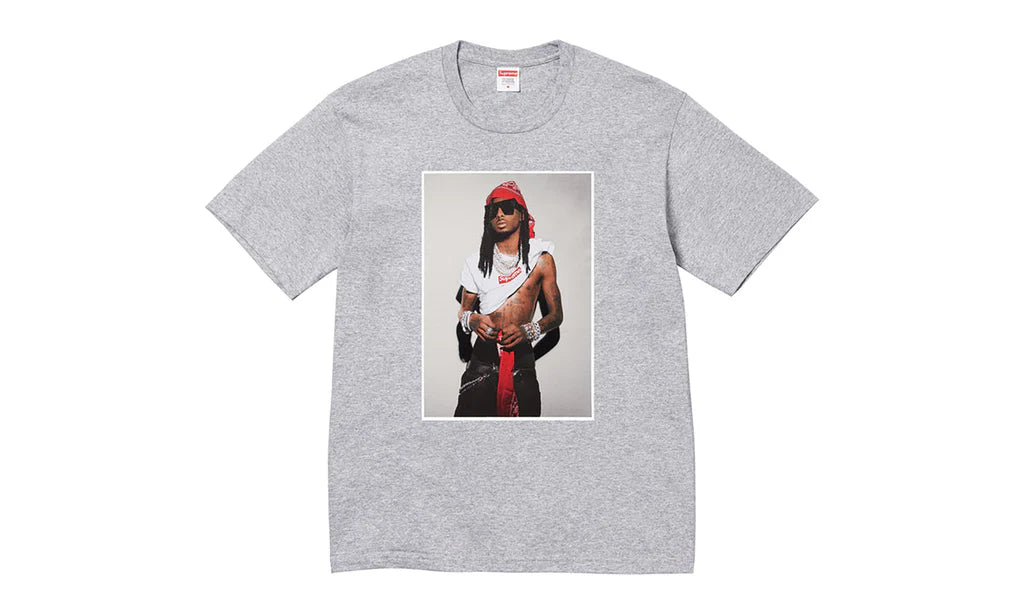 Supreme Playboi Carti Tee Heather Grey