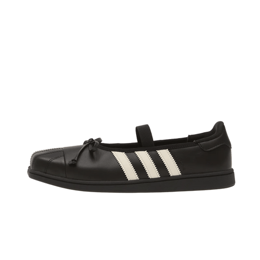 Adidas Superstar Square Toe Ballet JENNIE Black Offf White (Women's)