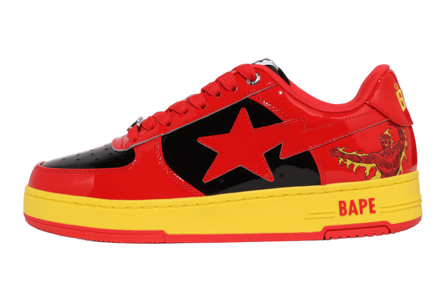 A Bathing Ape Bape Sta Marvel The Fantastic Four The Human Torch