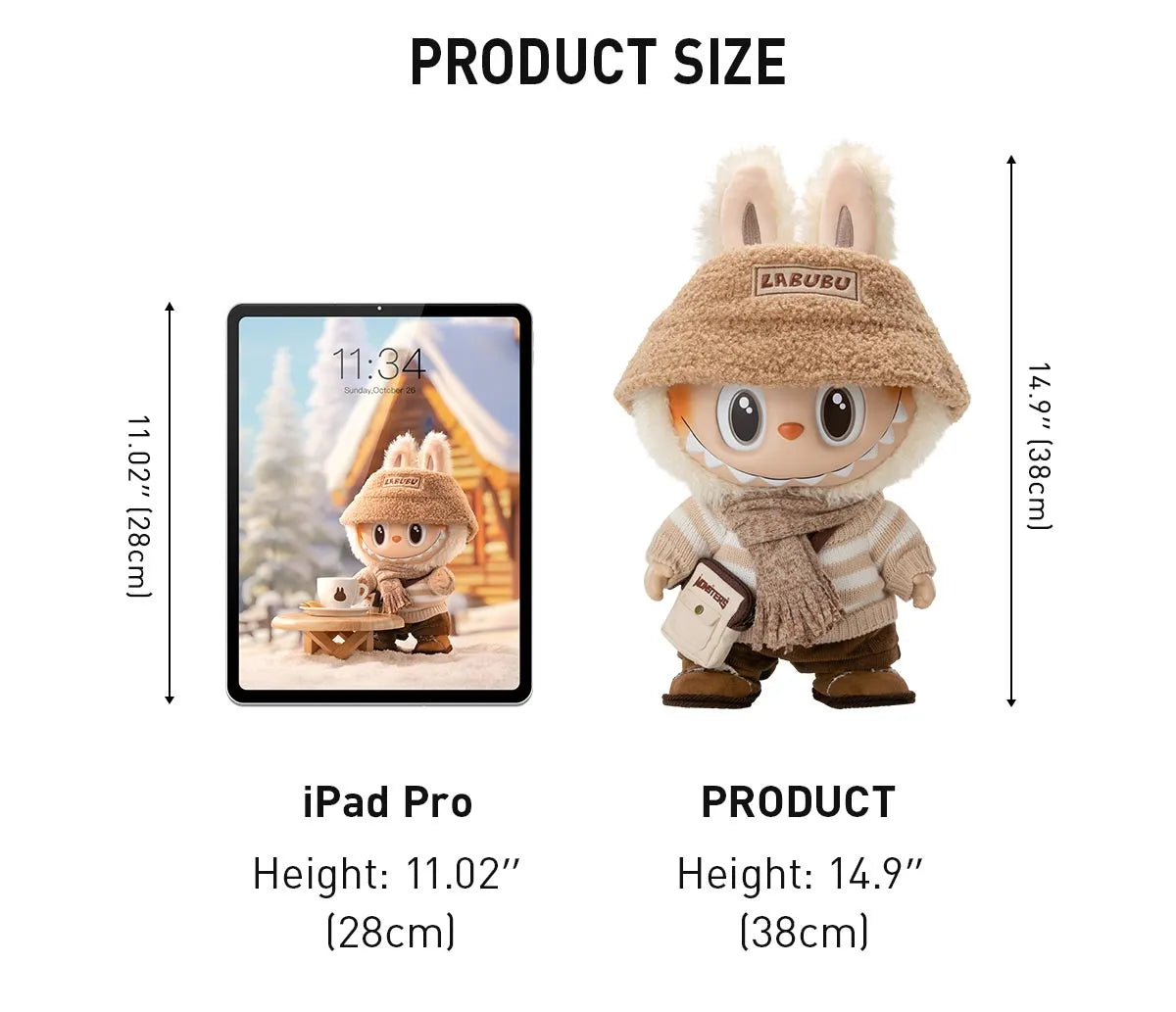 Pop Mart Labubu The Monsters Dress Be Latte Vinyl Plush Doll