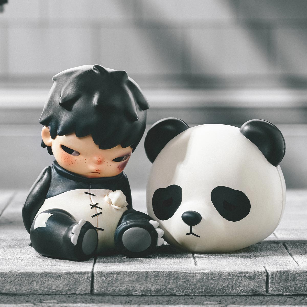 Pop Mart Hirono Doll Panda Figure