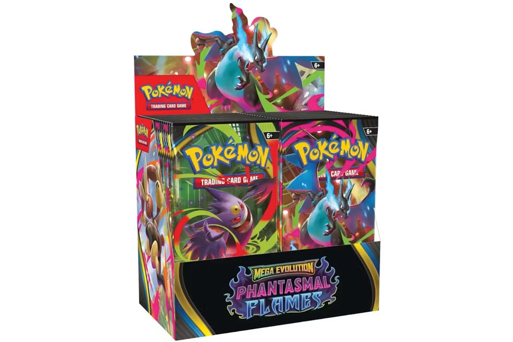 2025 Pokémon Mega Evolution Phantasmal Flames Booster Box