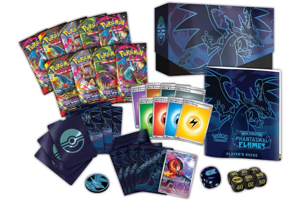 2025 Pokémon Mega Evolution Phantasmal Flames Elite Trainer Box
