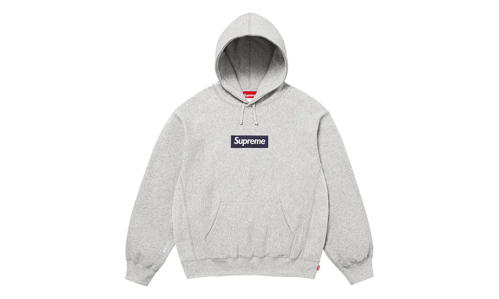 Supreme Box Logo Hooded Sweatshirt (FW25) Heather Grey