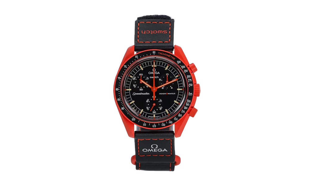 Swatch x Omega Bioceramic Moonswatch Mission On Earth Lava