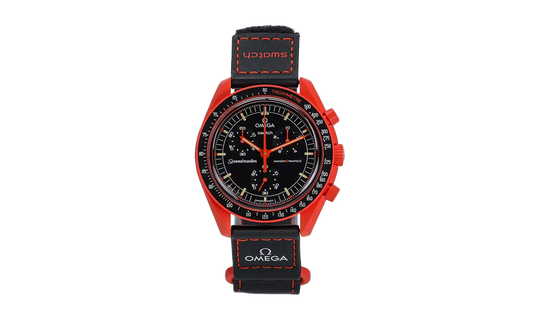 Swatch x Omega Bioceramic Moonswatch Mission On Earth Lava