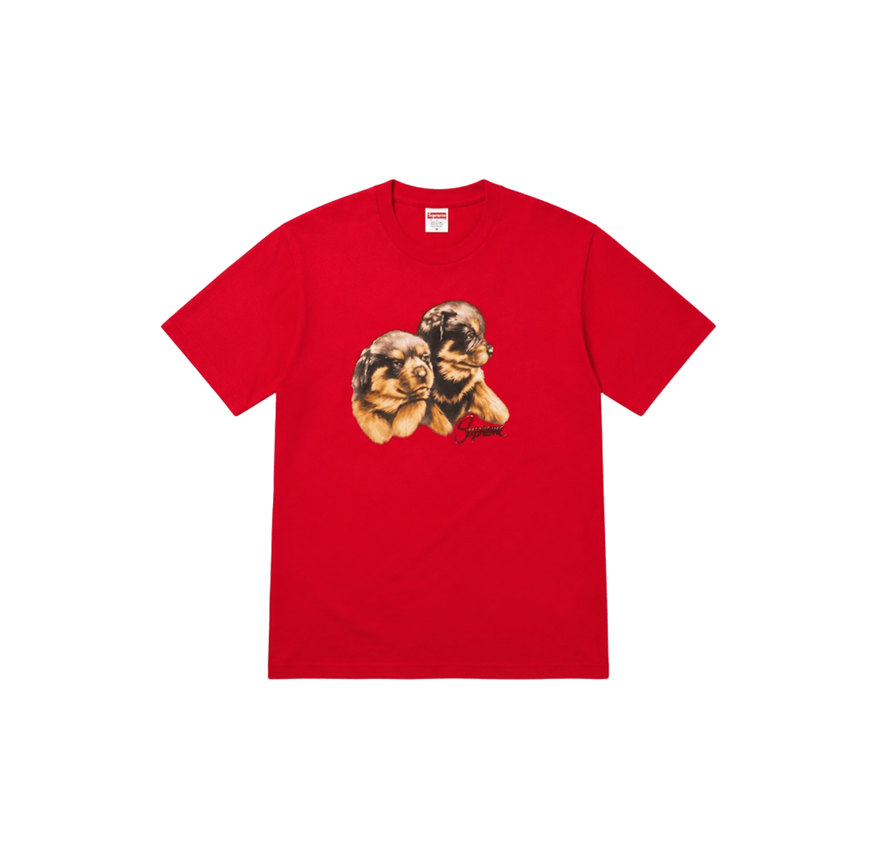 Supreme Puppies Tee Red