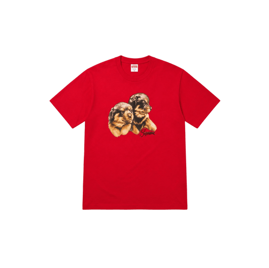 Supreme Puppies Tee Red